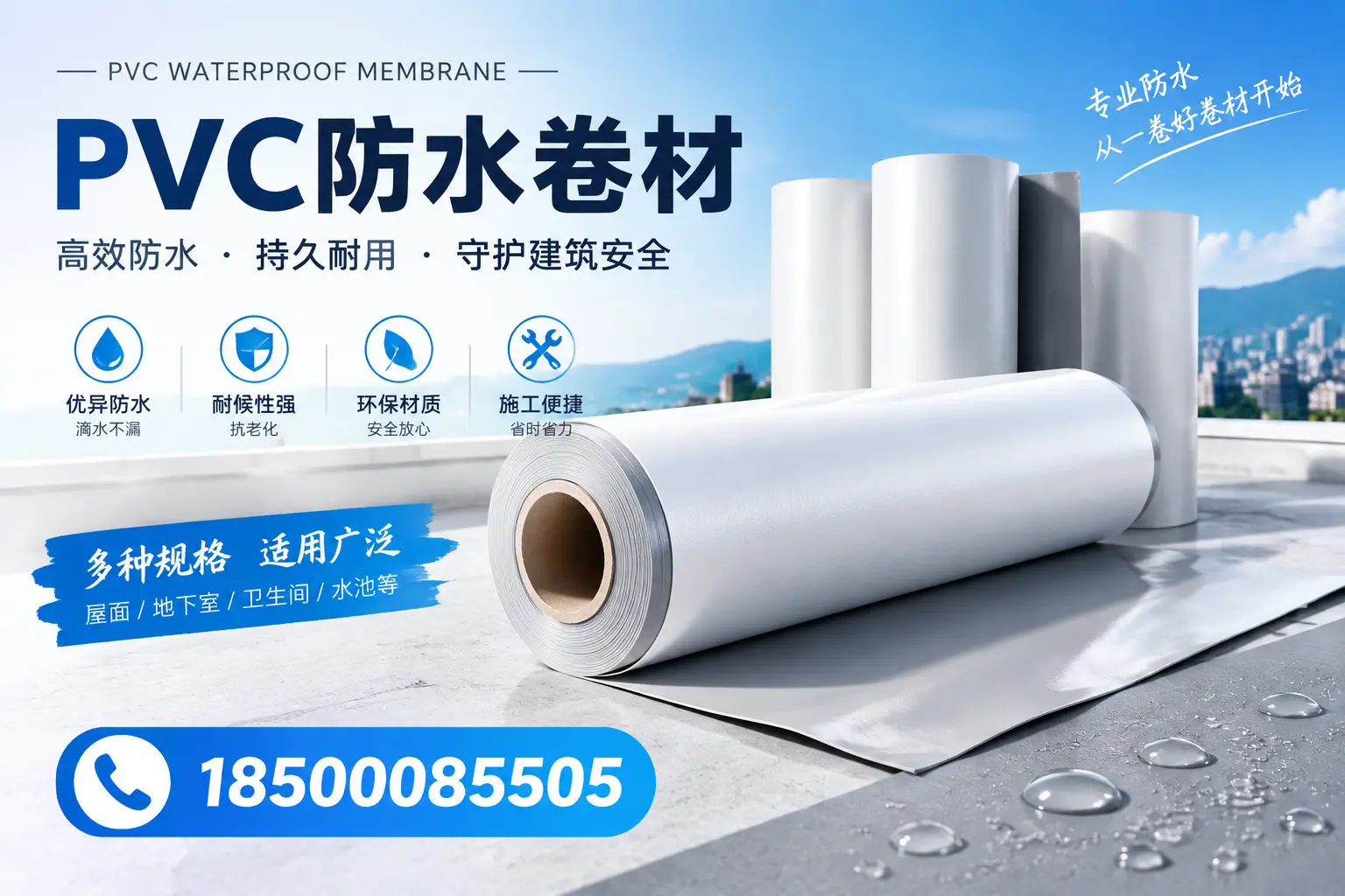 如何选择适合的PVC防水卷材？专家为您解答乐山的需求