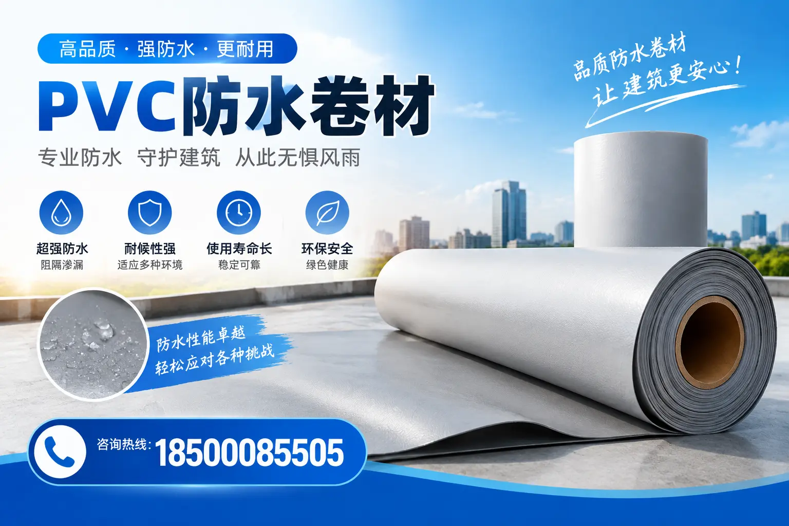 如何选择高质量的PVC防水卷材？乐山消费者必看指南